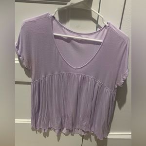 Spring juniors Mudd purple top